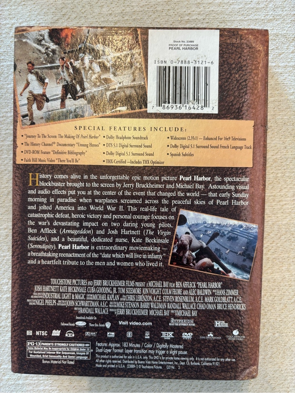 60th Anniversary Commemoration Pearl Harbor DVD - Picture 3 of 4